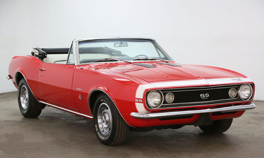 1967 Chevrolet Camaro convertible buyer