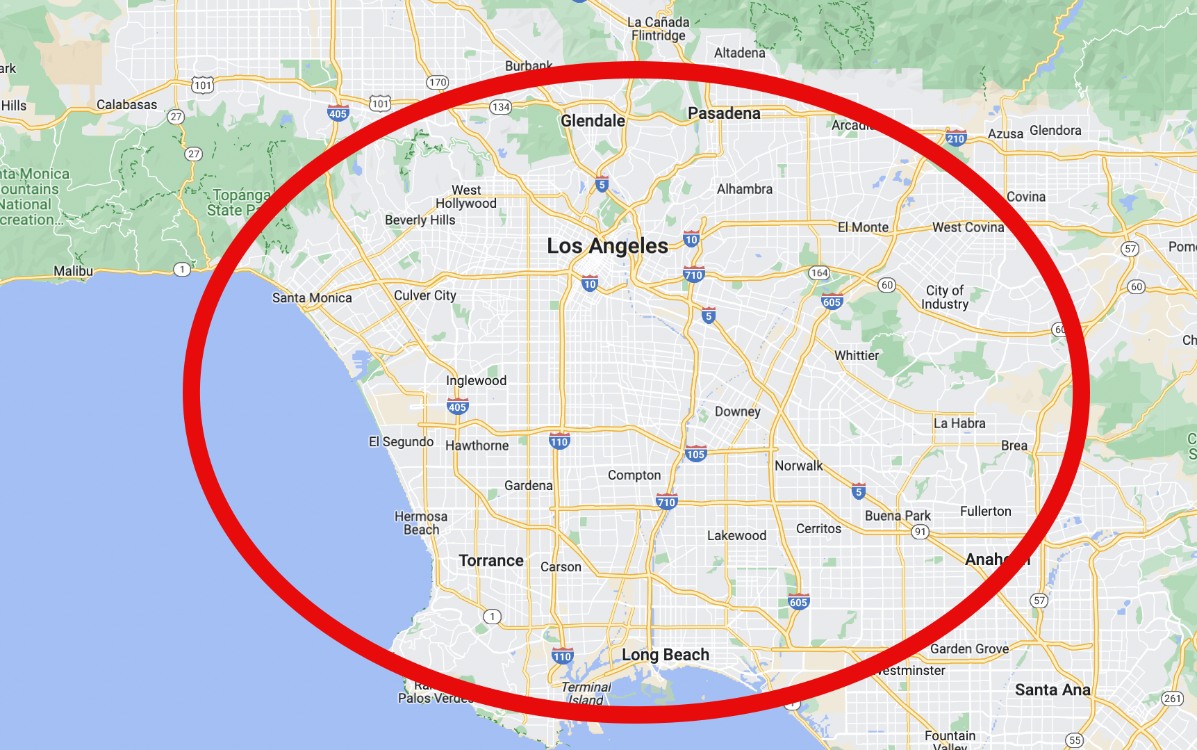 los-angeles-classic-cars-map